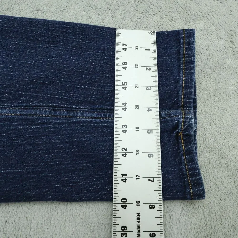 Levi's Jeans Mens 38x29 Blue 505 Straight Regular Fit Denim Dark Wash